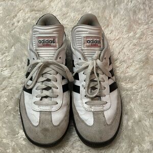 White Adidas sambas OG